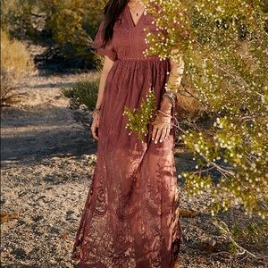 Rose Taupe Altar’d State Maxi Dress
